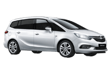 Car Hire Ashington - Vauxhall Zafira 7-Seater - Minibus hire Ashington